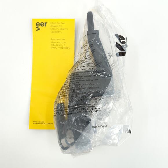 Veer Infant Car Seat Adapter Graco Britax Uppababy RIGHT SIDE ONLY NEW W/ GUIDE - Picture 3 of 5